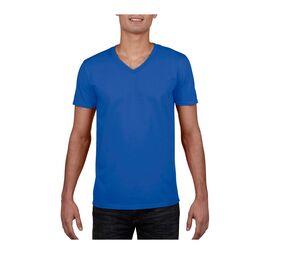 Gildan GN646 - V-ringad T-shirt herr 100% bomull Royal