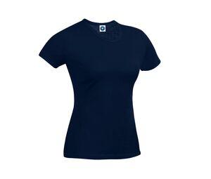 Starworld SW404 - T-shirt med prestanda för kvinnor Deep Navy
