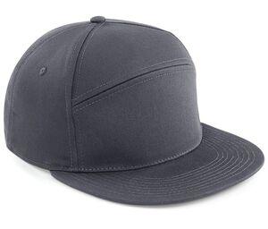 Beechfield BF670 - Flat Visor Snapback-keps Graphite Grey