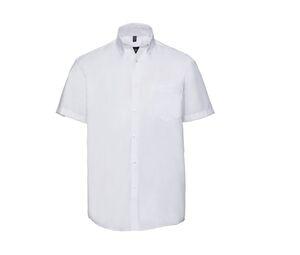 Russell Collection JZ957 - 100% bomull, järnfri tröja för herrar White