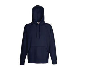 FRUIT OF THE LOOM SC362 - Lightweight Hooded Sweat Deep Navy