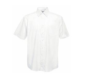 Fruit of the Loom SC415 - Poplin skjorta för män White