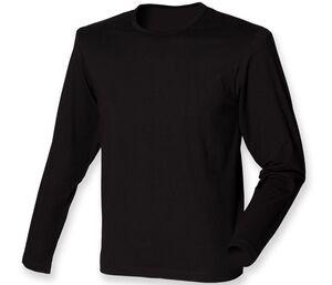 SF Men SF124 - Långärmad stretch-T-shirt för män Black