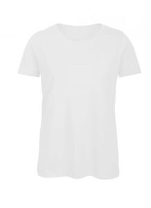 B&C BC043 - Ekologisk bomullst-shirt för kvinnor White