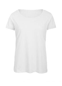 B&C BC056 - Tri-Blend T-shirt dam White