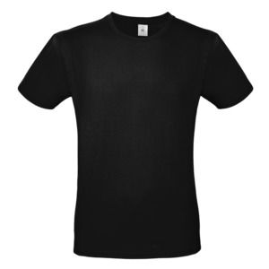 B&C BC01T - T-shirt herr 100% bomull Black