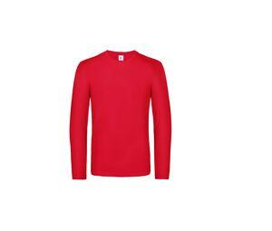 B&C BC07T - Långärmad T-shirt för män Red