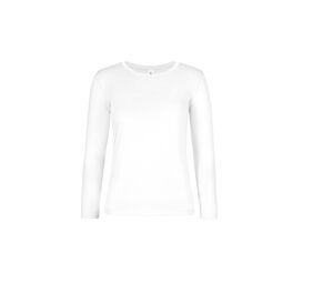 B&C BC08T - Långärmad T-shirt för kvinnor White