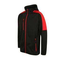 Finden & Hales LV622 - Samtida mjuk jacka med huva Black / Red