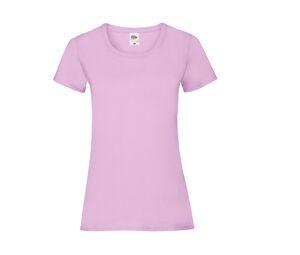 Fruit of the Loom SC600 - Lady-Fit bomullst-shirt Light Pink