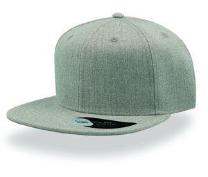 Atlantis AT013 - Snap Cap Flat Visir Grey melange