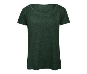 B&C BC056 - Tri-Blend T-shirt dam Heather Forest