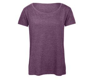 B&C BC056 - Tri-Blend T-shirt dam Heather Purple