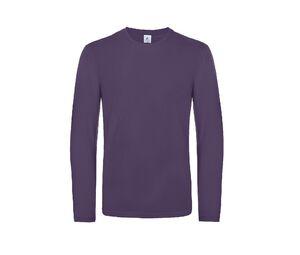 B&C BC07T - Långärmad T-shirt för män Urban Purple