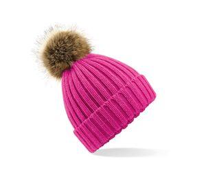 Beechfield BF412 - Pop Pom Chunky Stickad hatt