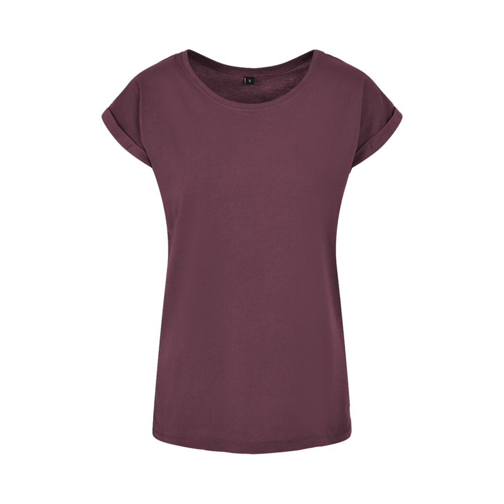 Build Your Brand BY021 - Ladies Extended Shoulder Tee