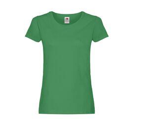 Fruit of the Loom SC1422 - T-shirt med rund hals för kvinnor Kelly Green