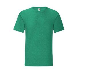 Fruit of the Loom SC150 - T-shirt med rund hals 150 Heather Green