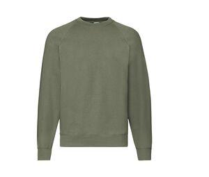 Fruit of the Loom SC260 - Raglan Sweat (62-216-0) Classic Olive