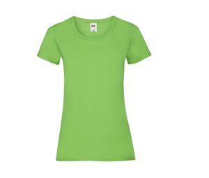 Fruit of the Loom SC600 - Lady-Fit bomullst-shirt Lime