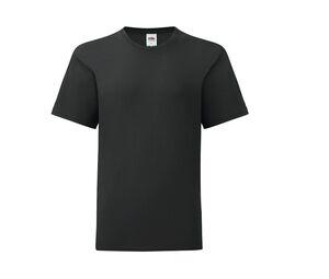 Fruit of the Loom SC6123 - T-shirt för barn Black