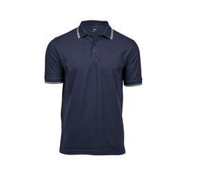 TEE JAYS TJ1407 - Polo homme col et manches contrastés Navy / White