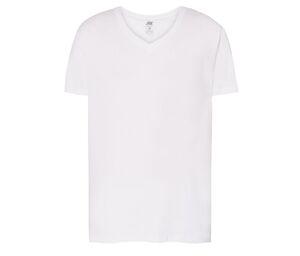 JHK JK401 - V-ringad T-shirt 160 White
