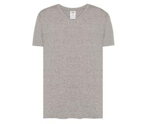 JHK JK401 - V-ringad T-shirt 160 Grey melange