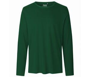 Neutral O61050 - Långärmad T-shirt för män Bottle Green