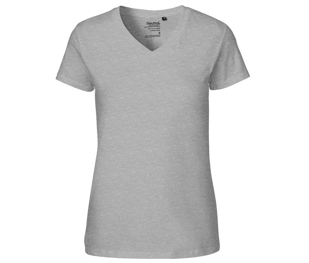 Neutral O81005 - T-shirt med V-ringning för kvinnor