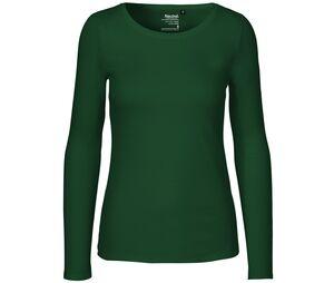 Neutral O81050 - Långärmad T-shirt för kvinnor Bottle Green