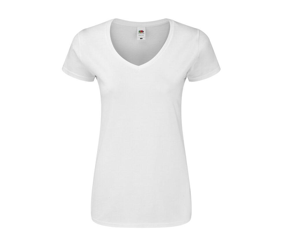 Fruit of the Loom SC155 - T-shirt med V-ringning för kvinnor