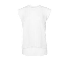Bella+Canvas BE8804 - T-shirt dam med rullade ärmar White