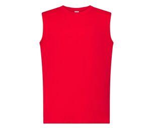 JHK JK406 - Ärmlös T-shirt herr Red