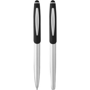 PF Concept 106670 - Geneva pennset, kulpenna och kulspetspenna med touchfunktion Silver