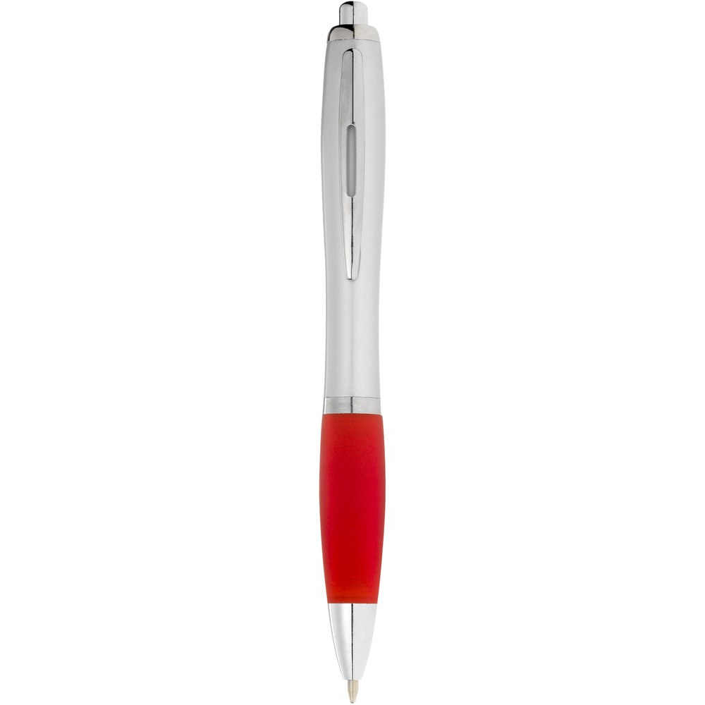PF Concept 107077 - Nash kulspetspenna med silverfärgad pennkropp och färgat grepp