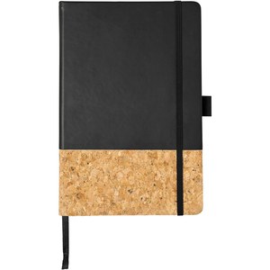 JournalBooks 107320 - Evora anteckningsbok A5 i korklik termoformad PU Solid Black