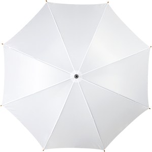 PF Concept 109048 - Kyle 23" automatiskt paraply med skaft och handtag i trä White