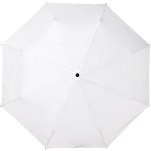 PF Concept 109143 - Bo 21" hopfällbart automatiskt paraply i återvunnen PET White