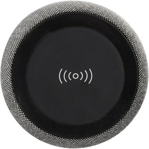 PF Concept 124111 - Fiber 3 W Bluetooth® -högtalare med trådlös laddning Solid Black