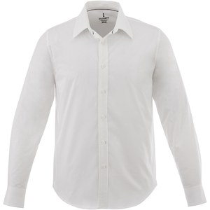 Elevate Life 38168 - Hamell långärmad stretchskjorta män White