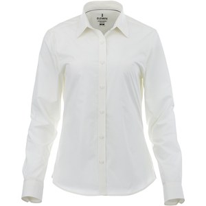 Elevate Life 38169 - Hamell långärmad stretchskjorta dam White