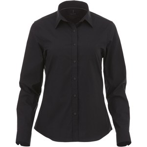 Elevate Life 38169 - Hamell långärmad stretchskjorta dam Solid Black