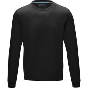 Elevate NXT 37512 - Jasper herr rundhalsad tröja GOTS ekologiska material Solid Black