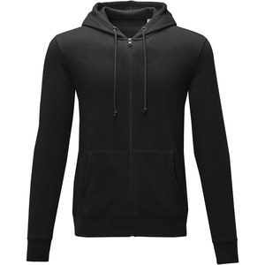 Elevate Essentials 38229 - Theron hoodie med dragkedja herr Solid Black