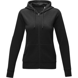 Elevate Essentials 38230 - Theron hoodie med dragkedja dam Solid Black