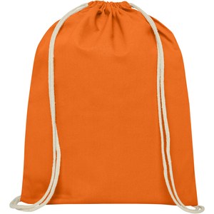 PF Concept 120575 - Oregon 140 g/m² ryggsäck i bomull med dragsko 5L Orange