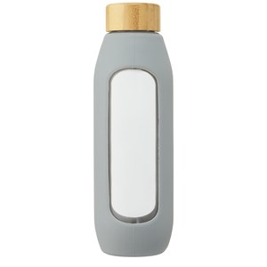 PF Concept 100666 - Tidan 600 ml flaska i borosilikatglas med silikongrepp Grey