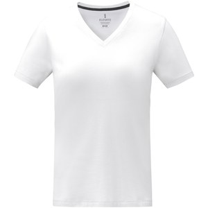 Elevate Life 38031 - Somoto kortärmad V-ringad t-shirt till dam  White