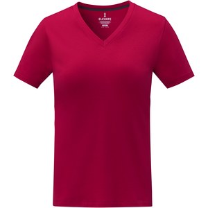 Elevate Life 38031 - Somoto kortärmad V-ringad t-shirt till dam  Red